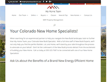 Tablet Screenshot of coloradonewbuild.com